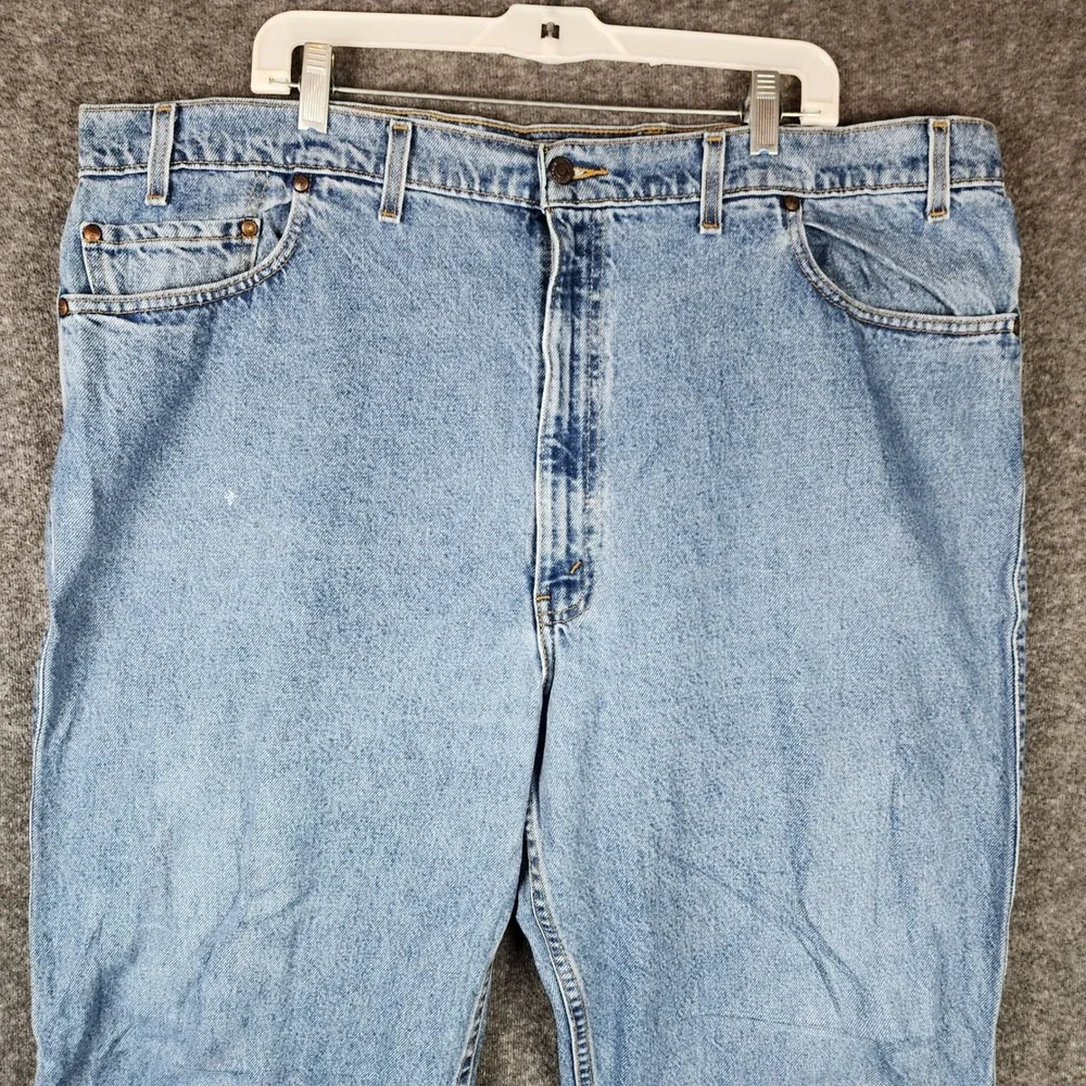 Levi Strauss Jeans Mens 46x32 Signature 540 Relaxed Fit Brown Tab EUC Vintage